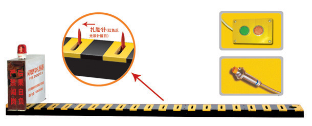 贵阳经开区V3嵌入式闯岗自动扎胎器/阻车器